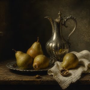 Pears and Silver